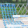 DREAMOSA Climbing Net Web,Climbing Cargo Net for Treehouse,Ninja Line Accessories Rope Netting Playground Indoor Jungle Gym Hammock Safety Fence Protection Nets,Swing Set for Kids&Adults,Blue view 3