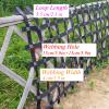 DREAMOSA Cargo Net Climbing,Swingset Polyester Rope Ladder for Jungle Gym Ninja Course Kids Climbing Wall Treehouse Accessories Webbing Netting,for Kids Indoor Playground&Outdoor Backyard,Black view 2