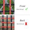 DREAMOSA Outdoor Climbing Net,Cargo Net,Ninja Warrior Obstacle Course Indoor Jungle Gym Slackline Accessories Kids Climbing Rope Netting Playground Playset for Backyard,Climbing Ladder for Swing Set view 4