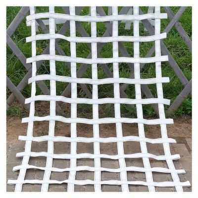 DREAMOSA Climbing Cargo Net White,Ninja Net,Playground Heavy Duty Swing Set Polyester Rope Ladder for Jungle Gyms Obstacle Course Training Climbing Net Netting Nets,for Outdoor Treehouse,White