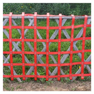 DREAMOSA Climbing Cargo Net,Playground Cargo Net for Ninja Warrior Obstacle Course,Indoor Jungle Gym,Rope Ladder,Outdoor Climbing Wall Structure,Treehouse Accessories,Swingset,Training Equipment,Red
