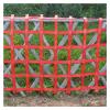 DREAMOSA Climbing Cargo Net,Playground Cargo Net for Ninja Warrior Obstacle Course,Indoor Jungle Gym,Rope Ladder,Outdoor Climbing Wall Structure,Treehouse Accessories,Swingset,Training Equipment,Red view 1