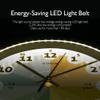 Geek Alerts How to Tell Time Learning Silent Quartz Clock,Voice Control LED Night Light,Homeschool Kindergarten Classroom Nursery Decor Teaching Time 12inch Metal Frame Watch for Kids view 3