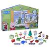 Peppa Pig Peppas Kids Advent Calendar, Contains 24 Surprise Toys, 4 Holiday Peppa Pig Family Figures; Ages 3 and Up view 1