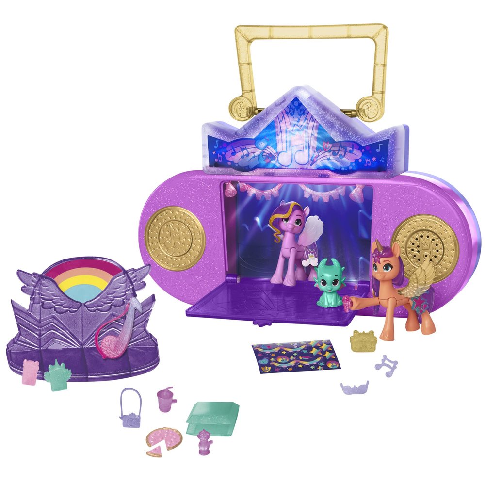 My Little Pony Toys: Make Your Mark Musical Mane Melody, 3 Hoof to Heart Figures, Doll Playsets and Interactive Toys for 5 Year Old Girls and Boys and Up, Lights & Sounds