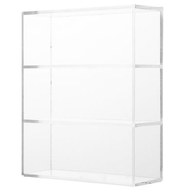 SEWACC Miniature Acrylic Furniture Miniature Storage Case Decorative Doll House Accessory