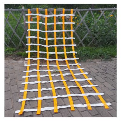 DREAMOSA Obstacle Net for Kids Backyard,Climbing Cargo Net for Swing Set,Ninja Slackline Playground Netting Safety Webbing Net Jungle Gym Net Rope Ladder Climbing Wall,for Outdoor Treehouse