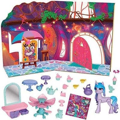 My Little Pony: Make Your Mark Toy Unicorn Tea Party Izzy Moonbow  Hoof to Heart Pony with 20 Accessories for Children 3+