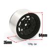 LAFEINA Alloy 2.2 inch Beadlock Wheel Rim for 1:10 RC Crawler Car SCX10 RR10 Wraith TRX4 TRX6, 4Pcs/Set (B) view 2
