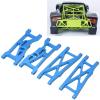 Topiky RC Suspension Arms, Aluminium Alloy Precise Design Wear Resistant RC Front Rear Arms for 1/10 RC Short Course Truck for LOSI 22S SCT(Blue) view 3