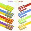 LENDOD 24 Pack 24 Blocks Mini Fidget Snake Cube Mini Twist Puzzle Cubes Magic Speed Cubes Toy for Kids Party Bag Fillers, Party Supplies view 3