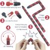 LENDOD 30 Pack Wacky Tracks Snap and Click Fidget Toys Finger Sensory Toys, 24 Links Snake Puzzles for Stress Relief, Party Bag Fillers, Party Supplies view 3