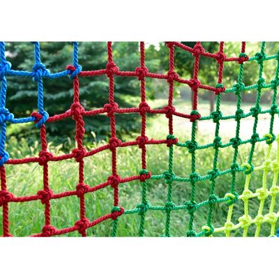 CHINLIFE Outdoor Children's Climbing Nets Colorful Climb Netting Nylon Rope Safty Net for Kids Indoor and Outdoor Playing, Pet, Plant Support, Cargo, Balcony Railing, Customizable