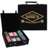 Sofia's Findings Personalized Casino Leatherette Poker Chip Set - Black Gold view 1