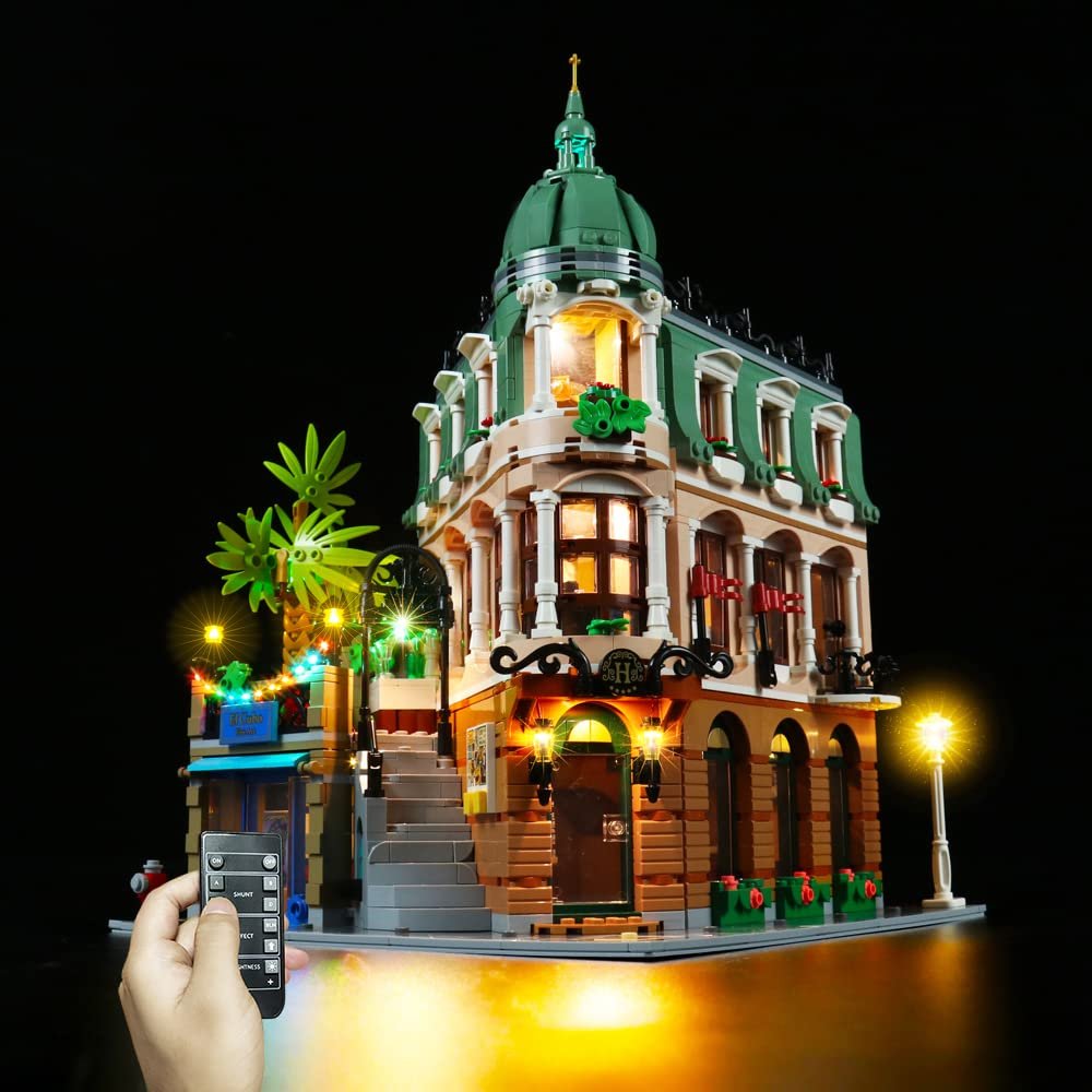 Brick Shine Light kit for Boutique Hotel 10297(Model Set is not Included) (Remote)