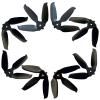 DJI FPV Drone 5328 Folding Propellers 3-Blades Props Low Noise Quick-Release Upgrade Replacement Accessories (8pcs - 4CW 4CCW, Black) view 1