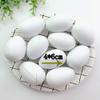 50pcs 2.5in Easter Eggs Filled Plastic Surprise Eggs Kids Toys Easter Stuffers for Easter Party Hunt Kids Gifts White view 2