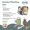 Dantoy: Green Garden - Planting Set - 11pcs, Pretend Play Gardening & Food Playset, Realistic Tool Toys, Recycled Plastic, Kids & Toddlers Ages 2+ view 2