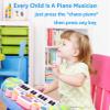 Cozybuy Toddler Piano Toy Keyboard, 24 Keys Toy Piano for Baby, Multifunctional Baby Pianos Girl Toys Kids Keyboard for Toddlers, Birthday Gift for 1-4 Years Old Boys Girls Gifts view 4