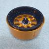H-TECH RC Parts 1/10 Crawler Car 12mm hex 1.9inch Aluminum CNC Metal Beadlock Wheel 4PCS Custom Plating (HTW1.9-C041) Gold view 1