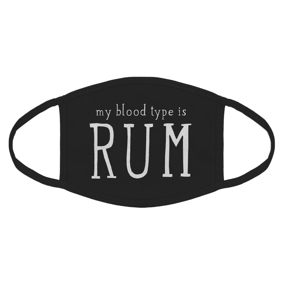 Indica Plateau My Blood Type is Rum Cotton Face Mask