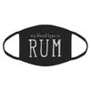 Indica Plateau My Blood Type is Rum Cotton Face Mask view 1