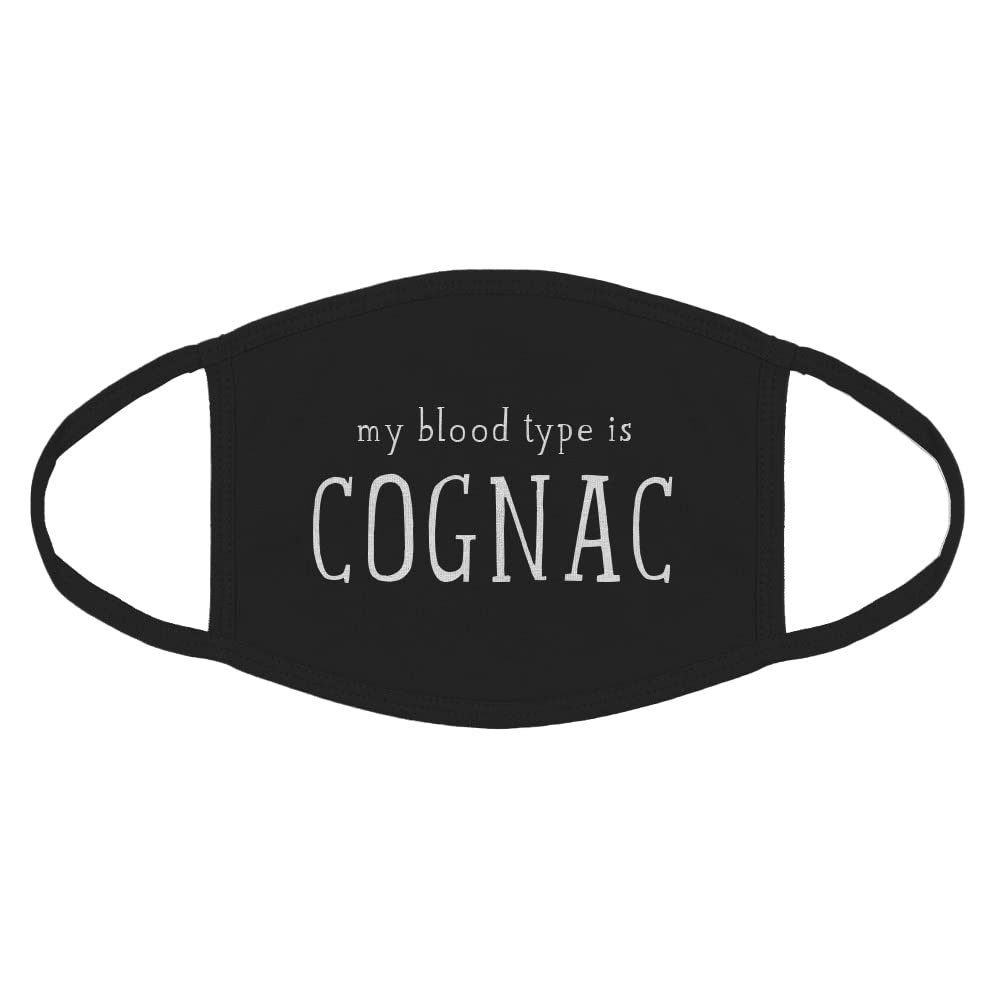 Indica Plateau My Blood Type is Cognac Cotton Face Mask