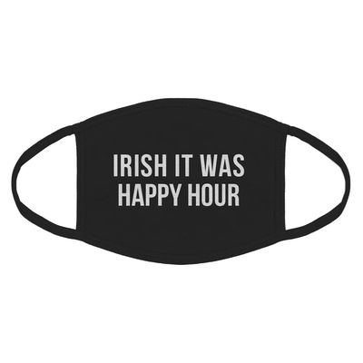 Indica Plateau Irish it were Happy Hour Cotton Face Mask