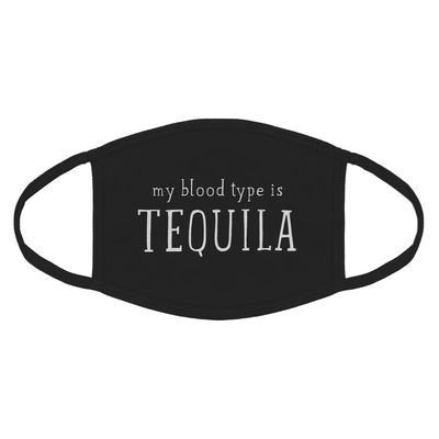 Indica Plateau My Blood Type is Tequila Cotton Face Mask