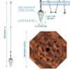 2 Pieces Pendulum Board Dowsing Divination Wooden Pendulum Board Set with Crystal Dowsing Witchcraft Wiccan Altar Supplies Kit for Divination Decoration view 2