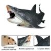 Large Shark Toys Megalodon 10.6, Realistic Shark Toy Figures, Megalodon Shark Figurine, Large Deep Sea Creature Plastic Hand-Painted Ocean Animal Model Playset for Bath Toy, Cake Topper, Collection view 4