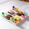 Yiju Simulation Breakfast Toast & Jam Kitchen Play with Service Plate for 1:12 Dollhouse & Ob11 Doll Toys Photo Prop Decor Life Scene - Mashed Potato Bread view 2