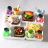 Yiju Simulation Breakfast Toast & Jam Kitchen Play with Service Plate for 1:12 Dollhouse & Ob11 Doll Toys Photo Prop Decor Life Scene - Mashed Potato Bread view 4