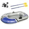 BESTHLS Inflatable Boat Float Raft for Swimming Pool and Lake Safe Comfortable for Adult with Air Pump 2 Oars view 1