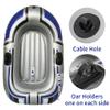 BESTHLS Inflatable Boat Float Raft for Swimming Pool and Lake Safe Comfortable for Adult with Air Pump 2 Oars view 4