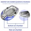 BESTHLS Inflatable Boat Float Raft for Swimming Pool and Lake Safe Comfortable for Teenagers and Adults with Air Pump 2 Oars view 3