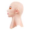Kedejin Realistic Female Latex Mask , Cosplay Drag Queen Halloween Fancy Dress Headgear Head Cover Crossdressing Sissy Fancy Dress, White view 4