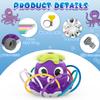 SAMTOP Outdoor Water Spray Sprinkler for Kids and Toddlers, Summer Outside Toys Backyard Games with 8 Wiggle Tubes, Attaches to Garden Hose Splashing Fun Toys for 3 4 5 6 7 8 Year Old Boys Girls Gifts view 4