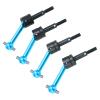 Front & Rear Axle Drive Shaft CVD Set, 4Pcs Metal Universal Drive Shaft CVD 70mm Compatible with TT02 1/10 RC Car(Blue) view 4