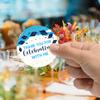 50 pcs Blue Graduation Party Favor Labels, 2" RoundGraduation Thank You Stickers for Graduation College High School Senior Party Decoration Supplies. view 4