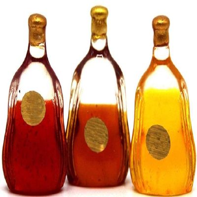 Melody Jane Dolls Houses Dollhouse 3 Cognac Brandy Liquor Bottles Miniature Pub Shop Accessory 1:12