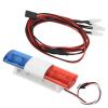 4.8-6V RC Car LED Lights, Flash Lamp Bar White Light with 4 Lights for 1/10 Remote Control Vehicles(oblate) view 1