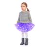 Girl Tutu Skirt, Light Up LED Ballet Tutu Skirt 2-8 Years Fluffy Ballet Dress Up Costume for Kids Party 3-Layer Multicolor Skirts (Purple) view 2