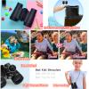 Binoculars for Kids Best Gifts for 3-12 Years Boys Girls High-Resolution Optics Shockproof Mini Kids Binocuolars Toys Folding Small Telescope for Bird Watching Camping Outdoor Play view 4