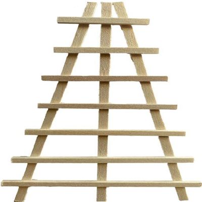 Melody Jane Dolls Houses Dollhouse Bare Wood Trellis Climbing Plant Frame Miniature Garden Accessory
