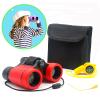 Kids Binoculars Best Gifts for 3-12 Years Boys Girls High-Resolution Optics Shockproof Mini Compact Binocuolar Toys Folding Small Telescope for Bird Watching Camping Outdoor Play view 1