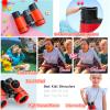 Kids Binoculars Best Gifts for 3-12 Years Boys Girls High-Resolution Optics Shockproof Mini Compact Binocuolar Toys Folding Small Telescope for Bird Watching Camping Outdoor Play view 4