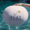 Coconut Float Rae Dunn x Large 27 Inch Inflatable Beach Ball - Play Theme - Great for Summer Parties & Swim Events (Play.) view 3