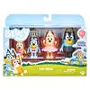 Bluey Showtime Figurine Toys Pack of 4, Articulated Character Toys with Bingo, Bandit, and Chilli Figurines, Small Action Figures for Kids Ages 3+ view 2