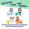 Bluey School Mates Figurine Toys Pack of 4, Articulated Jack, Pretzel, and Mackenzie Character Toys with Lunch Boxes, Action Figures for Kids Ages 3+ view 3